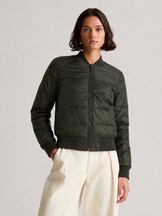 lululemon athletica Jackets & Blazers - Lululemon Bomber Green Zippered Jacket With Pockets